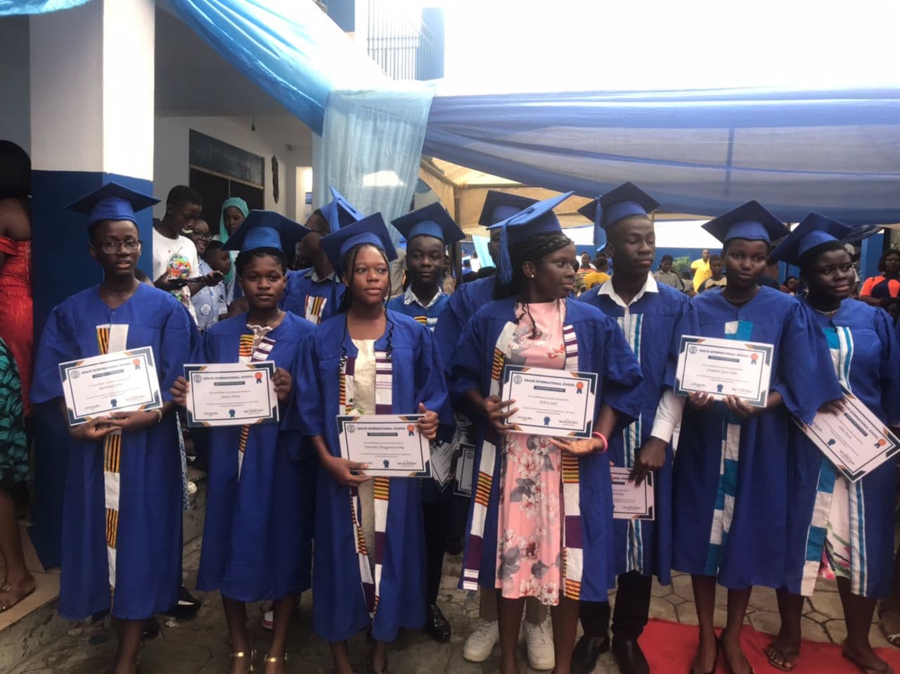 Students achieving goals